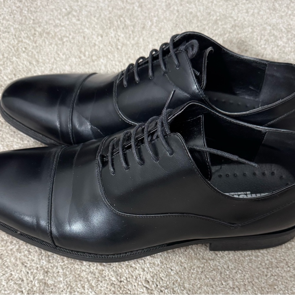 Classic Leather Black Men's Oxfords